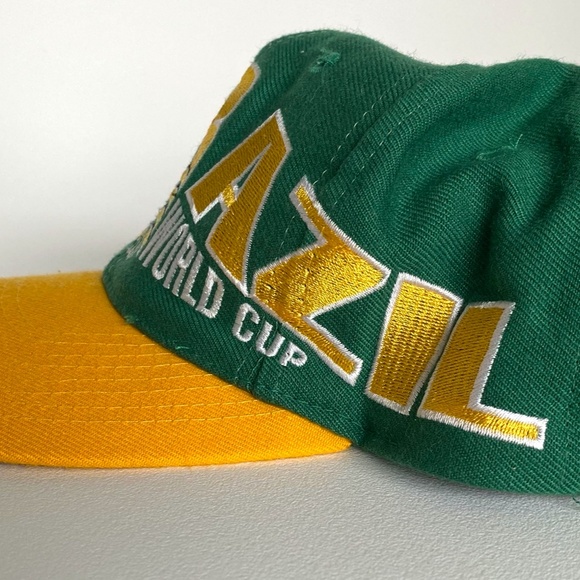 BRAZIL WORLD CUP 1994 RETRO SNAPBACK CAP - Picture 3 of 5